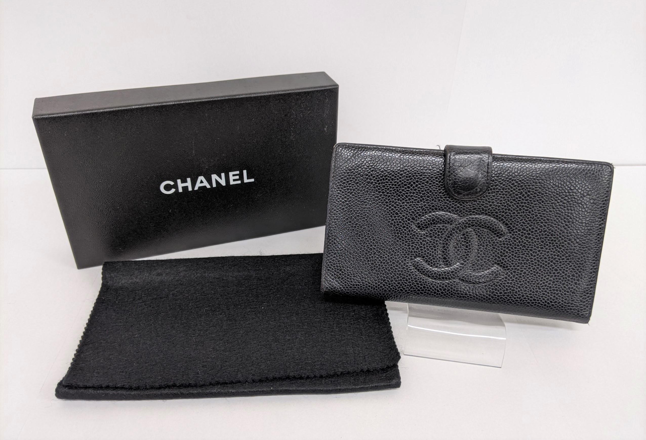 CHANEL,キャビアスキン,財布