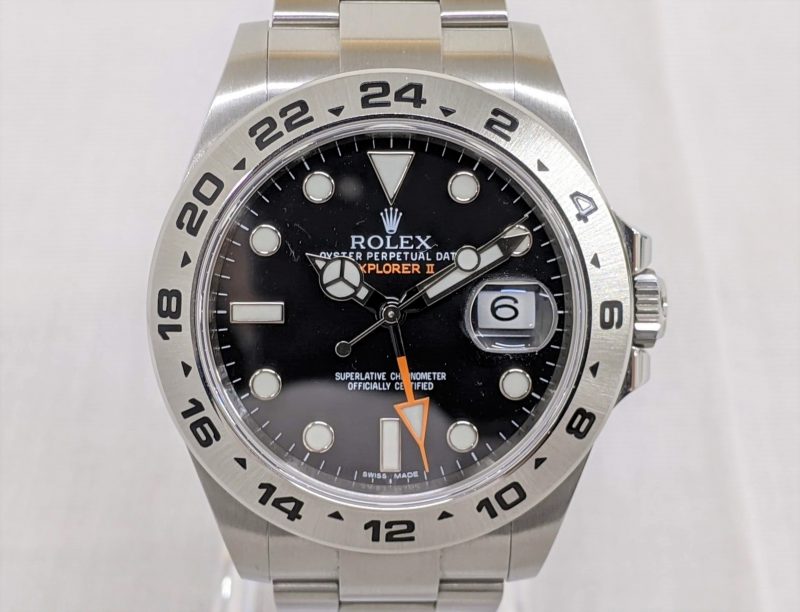 ROLEX,エクスプローラーⅡ,黒文字盤