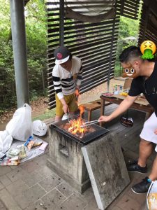 キャンプ,清水公園,BBQ