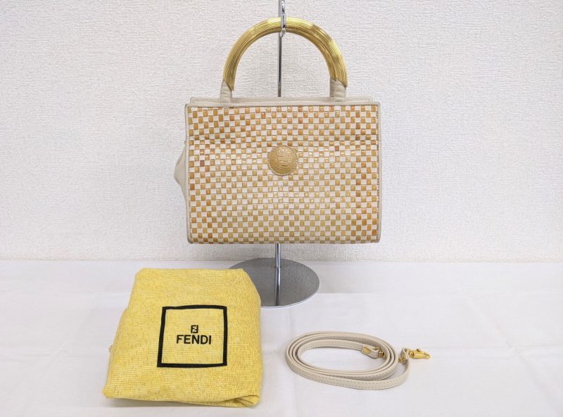 FENDI,ハンドバッグ,チェック