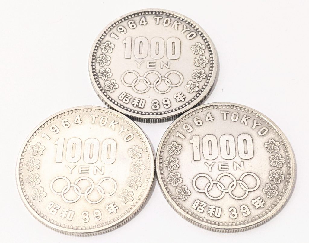 オリンピック1000円銀貨をお買取りさせて頂きました！　買取専門店 源　八千代台店