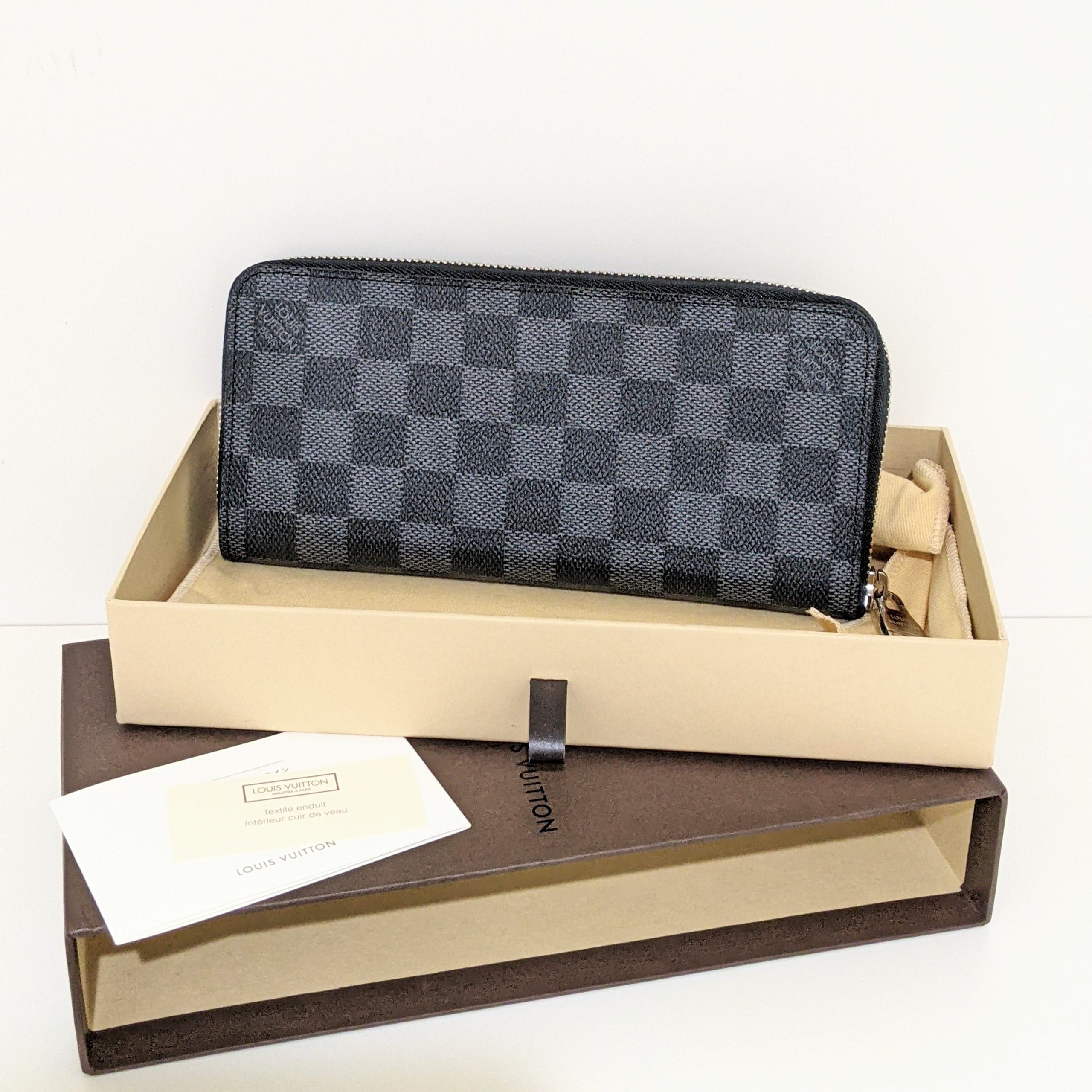 LV、ヴィトン、ダミエ、ジッピーウォレット