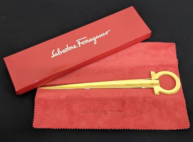 Salvatore Ferragamo　フェラガモ　ガンチーニ　ペーパーナイフ