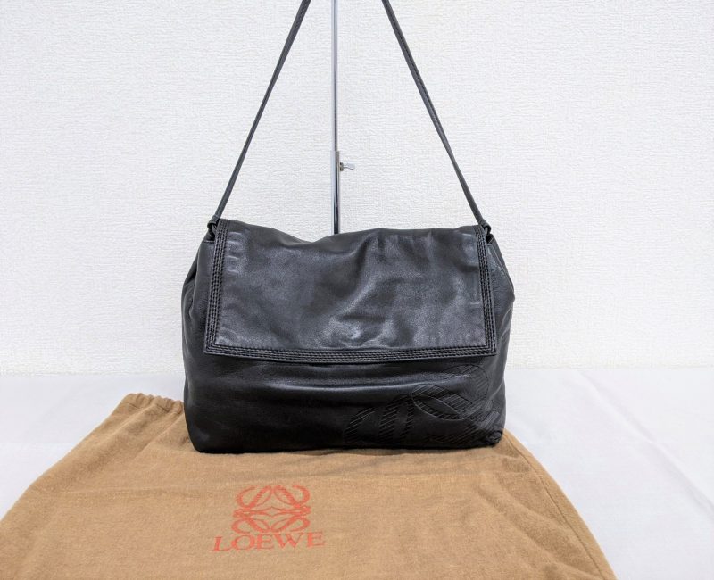 LOEWE　ロエベ　巾着ホルダー　ナッパレザー