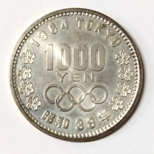 東京オリンピック 記念硬貨 東京五輪 1000円銀貨