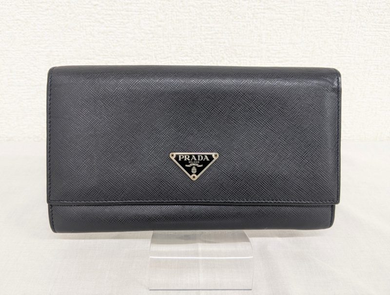 PRADA,長財布,レザー