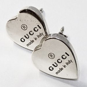 GUCCI グッチ トレードマーク ハートシェイプ イヤリング
