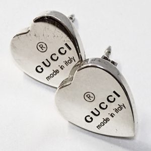 GUCCI グッチ トレードマーク ハートシェイプ イヤリング