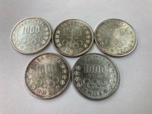 記念硬貨,銀貨,両替