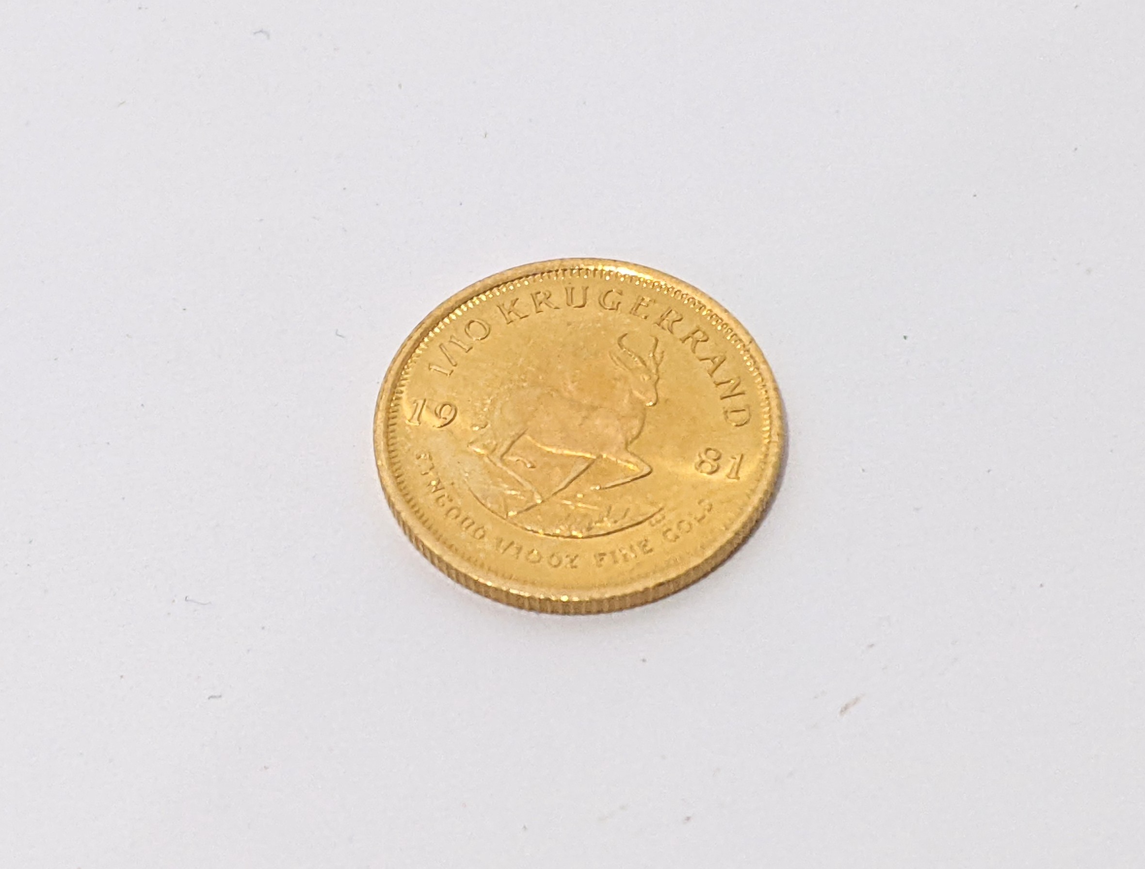 クルーガーランド,金貨,コイン,1/10oz,K22C,買取