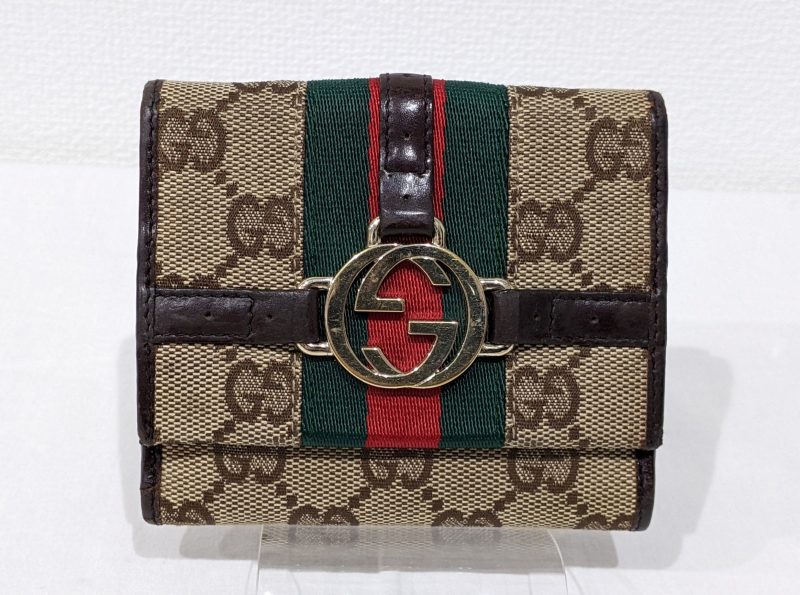 GUCCI,Wホック,財布