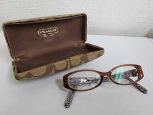 買取,小山,COACH,コーチ,眼鏡,ブランド品