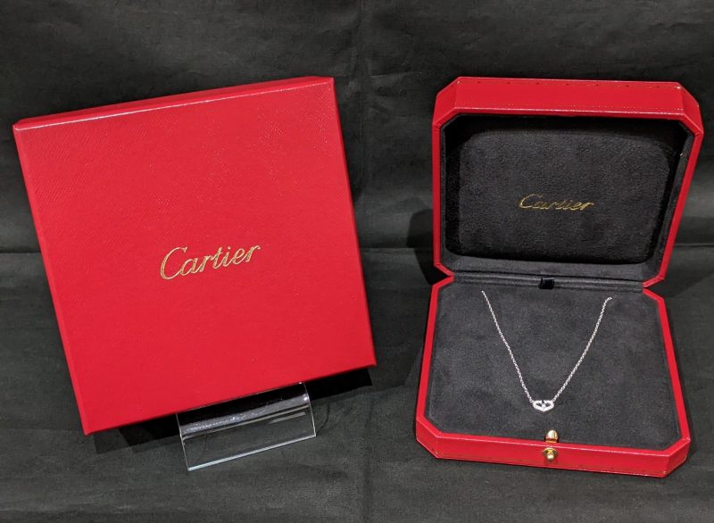 Cartier,ハートネックレス,750