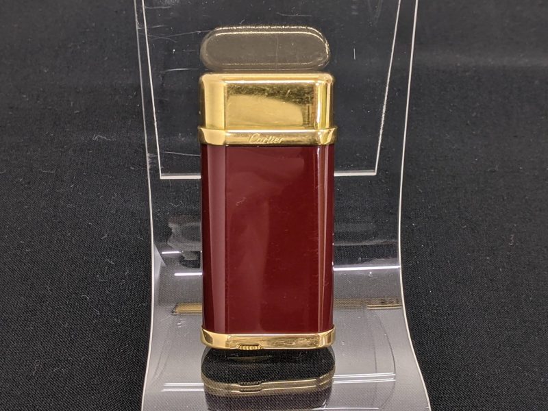 Cartier,ライター,ボルドー