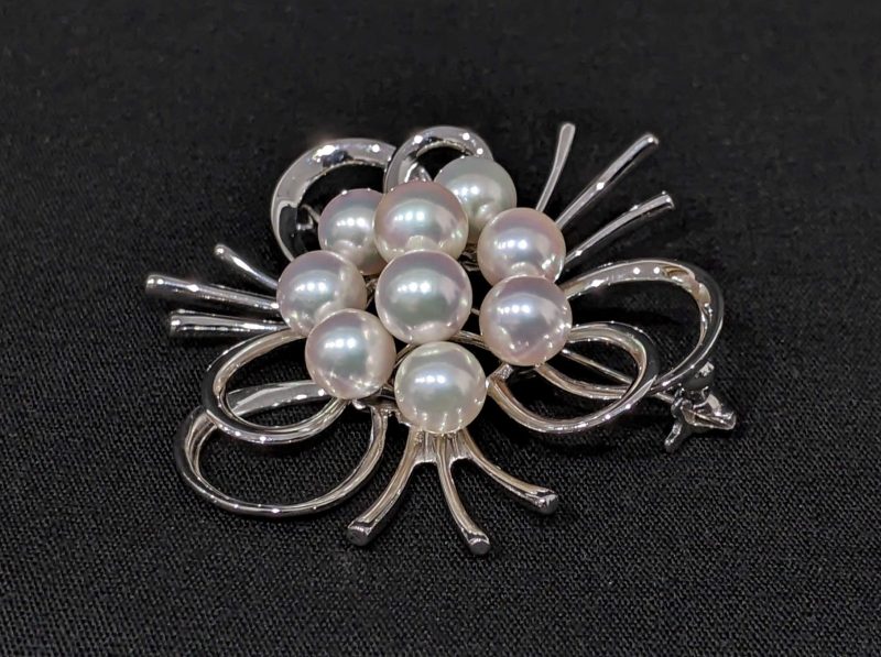 MIKIMOTO,パール,ブローチ