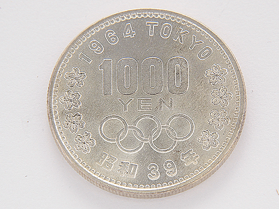 オリンピック,銀貨,古銭