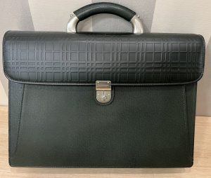 BURBERRY,バーバリー,ブリーフケース,通勤バッグ,グリーン