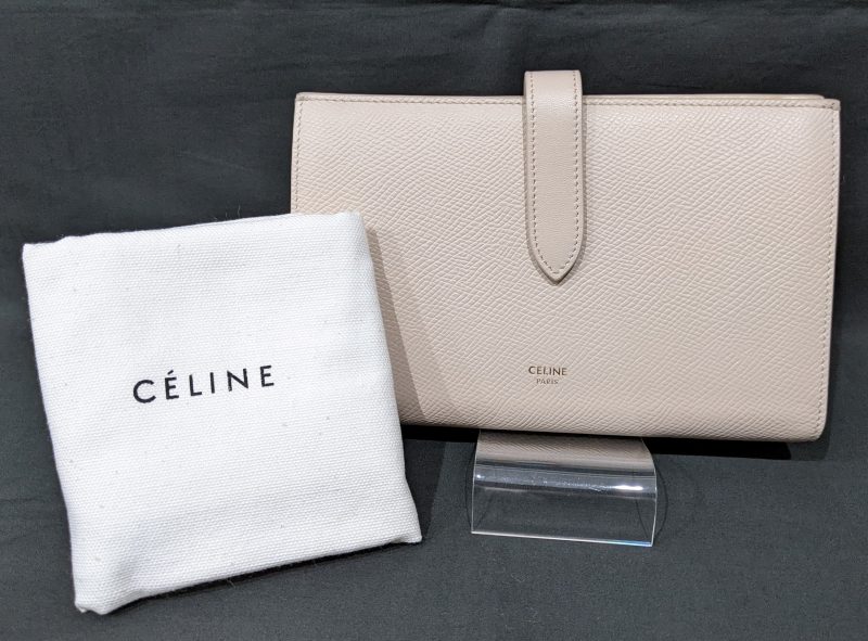 CELINE,ラージ,ストラップウォレット