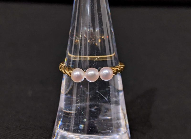 MIKIMOTO,3Pパール,リング