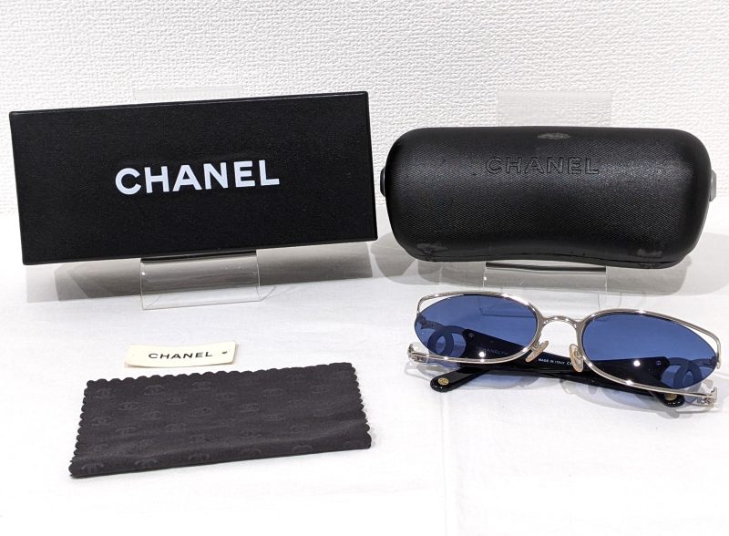 CHANEL,サングラス,ブルー系