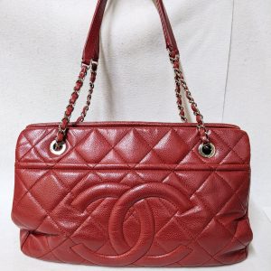 CHANEL,シャネル,キャビアスキン,チェーン,トート,バッグ