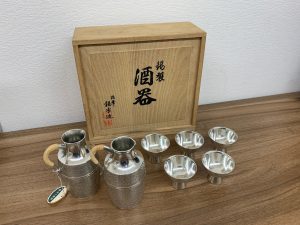 買取,源,宇都宮,東武宇都宮,錫製,酒器