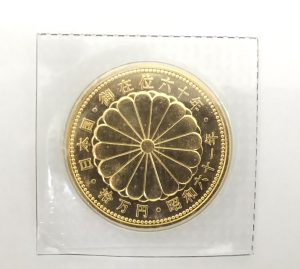 金貨,10万円金貨,天皇陛下御在位60年記念