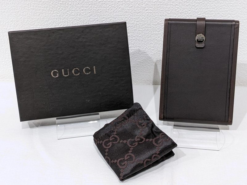 GUCCI,カードホルダー,カーフレザー