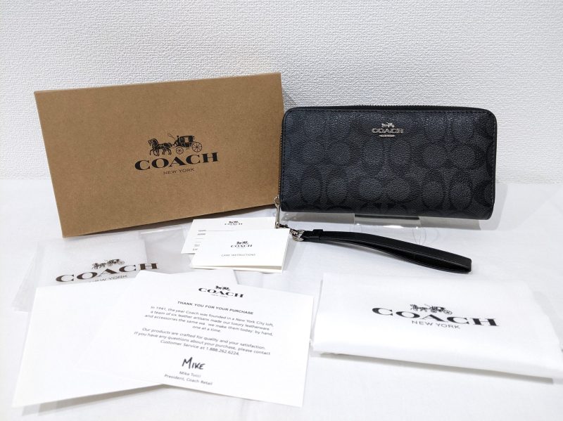 COACH,シグネチャー,長財布