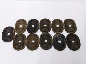 古銭,穴あき,硬貨