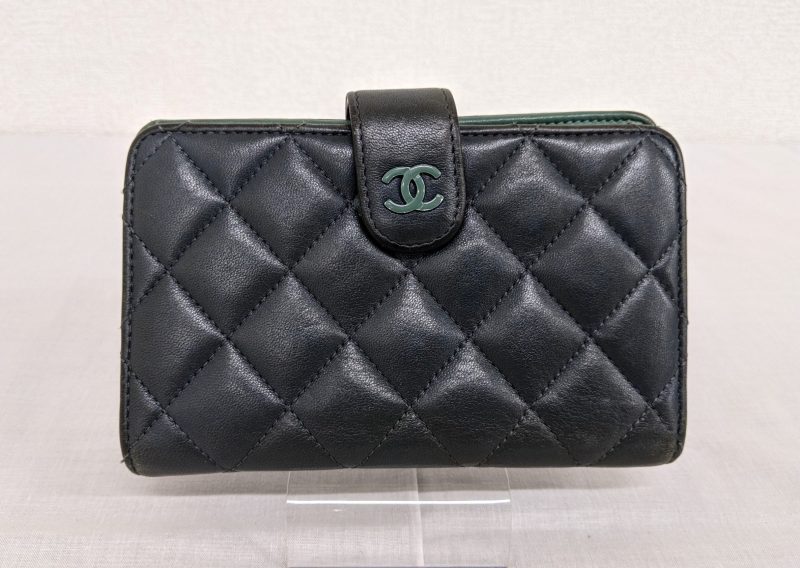 CHANEL,マトラッセ,二つ折り財布