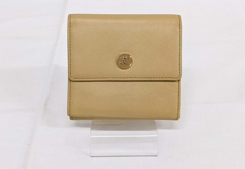 CHANEL,Wホック,財布