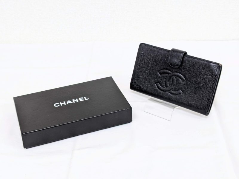 CHANEL,長財布,キャビアスキン