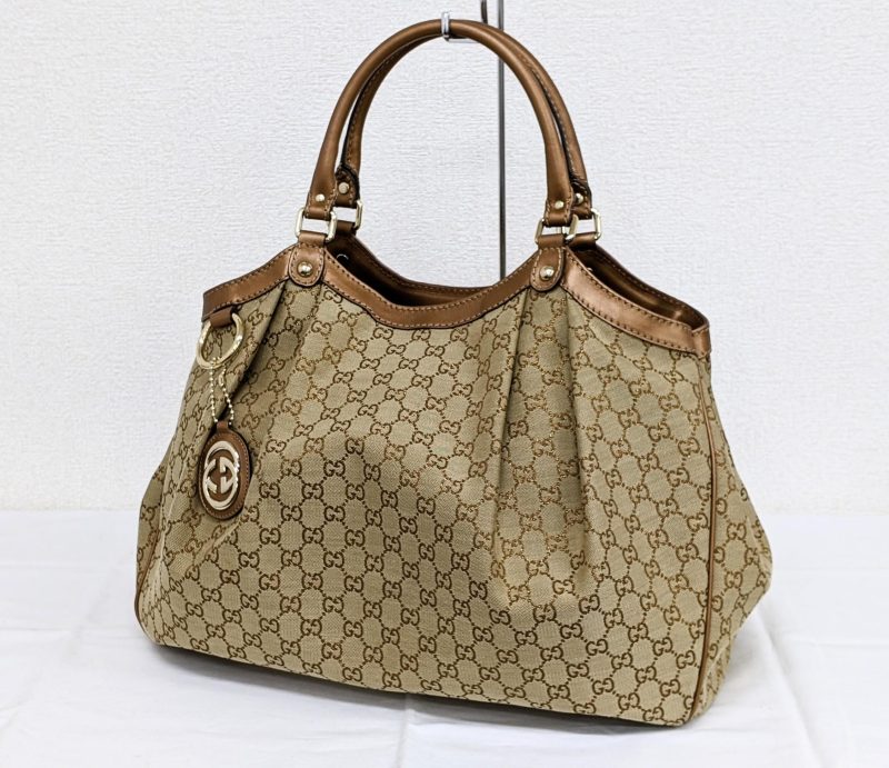 GUCCI,GGキャンバス,ハンドバッグ