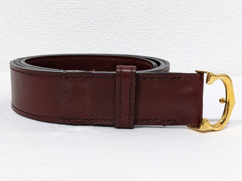 Cartier,マストライン,レザーベルト