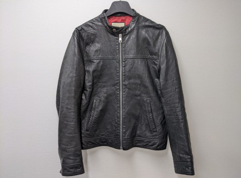 GUCCI,ライダース,ラムレザー