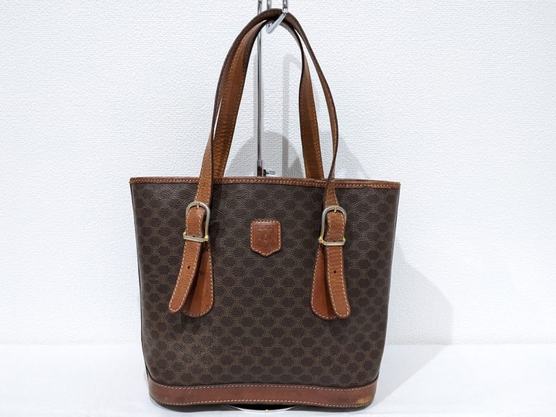 CELINE,マカダム柄,トートバッグ