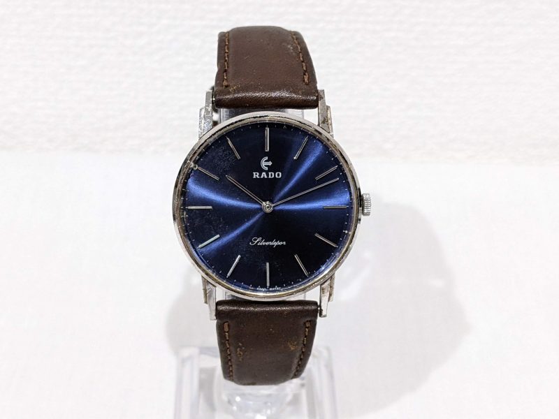RADO,手巻き,ネイビー文字盤