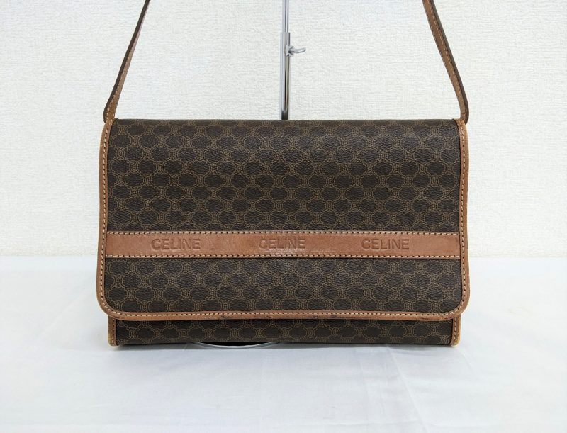 CELINE,ショルダーバッグ,マカダム柄