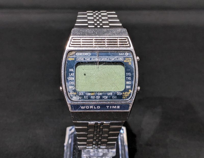 SEIKO,デジタル,WORLD TIME
