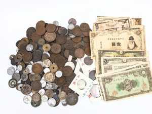 古銭,古紙幣,昔のお金