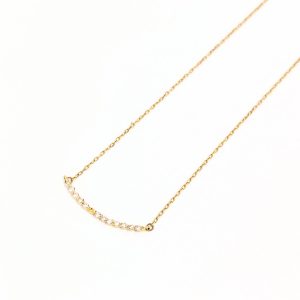 ネックレス,K18,石取れ