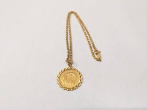 金貨,ネックレス,K18