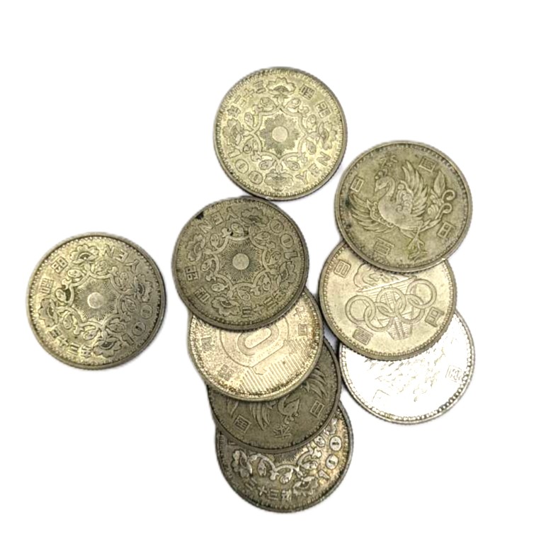 硬貨,100円銀貨,古銭