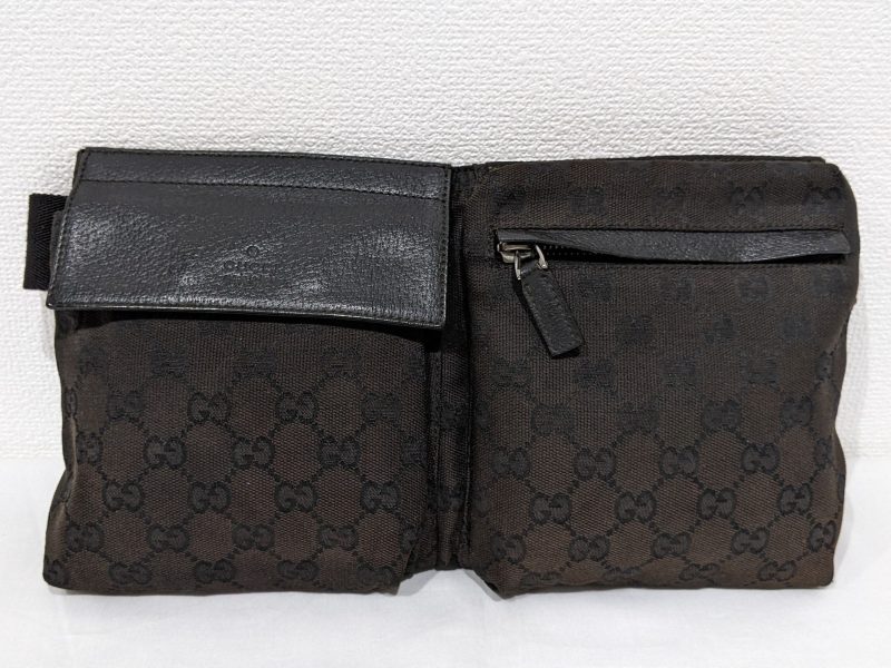 GUCCI,ウエストバッグ,GGキャンバス
