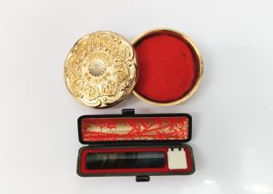 朱肉,純金,印材