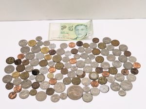 外国銭,コイン.紙幣