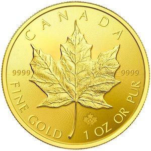 メイプルリーフ,金貨,純金