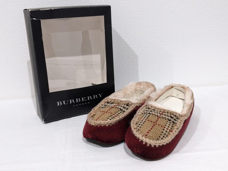 BURBERRY,ルームシューズ,スリッポン