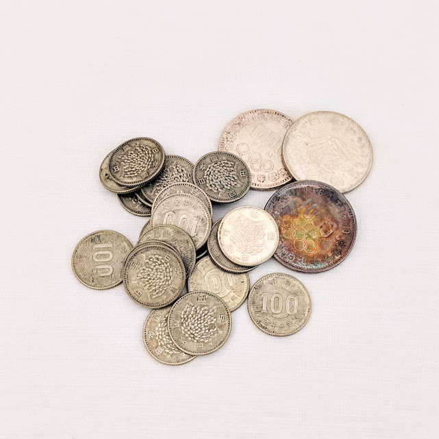 100円,銀貨,古銭